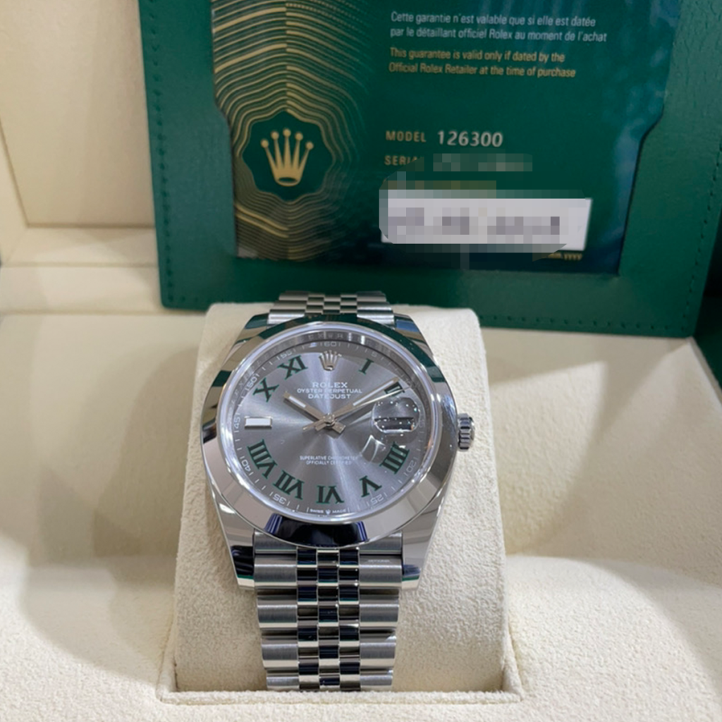 ロレックス ROLEX デイトジャスト41 126300 スレートローマン 腕時 - 時計